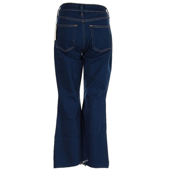 ÉTICA Micki Cropped Flare Jeans in Pure Blue - Picture 2 of 8